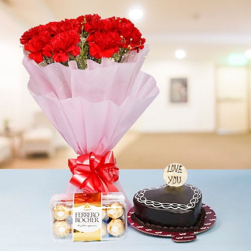 Buy Scarlet Carnations