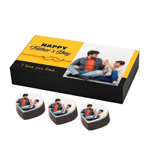 Buy Personalised Chocolates for Fathers Day (Large)
