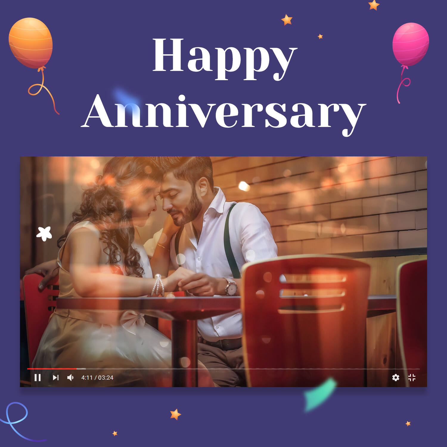 Happy Anniversary greeting card for celebrating wedding Anniversary - gift  for him or her [ 1 card with matching bag] : Amazon.in: Office Products