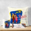Buy Rakhi With Adorable Cushion & Mug