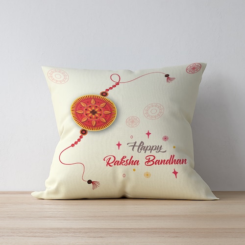 Buy Rakhi Themed Cushion