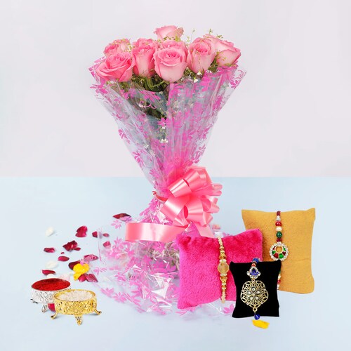 Buy Blissful Rakhi Combo