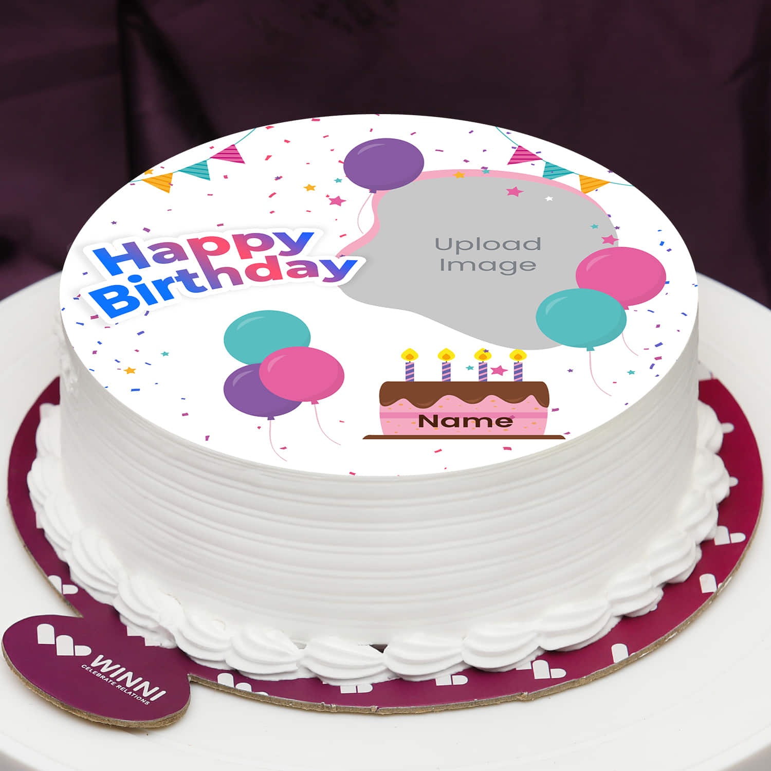 Buy Delectable Birthday Butterscotch Cake online | Winni | Winni.in