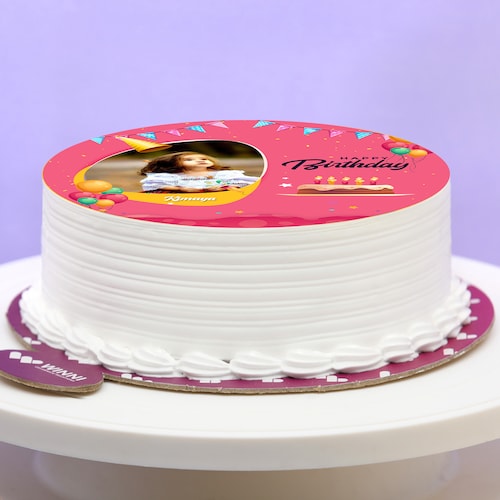 Buy Baby Birthday Photo Cake