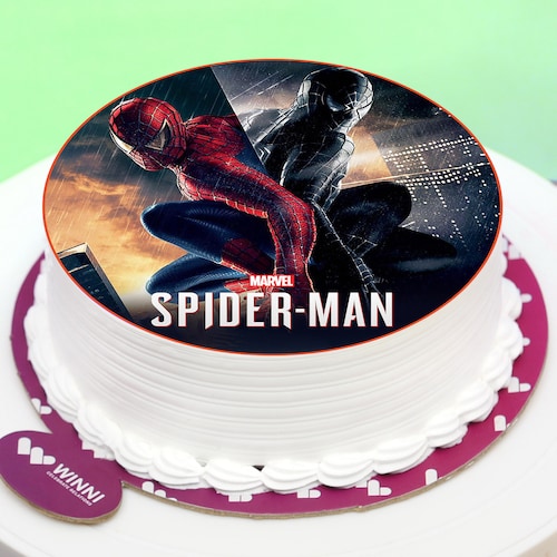 Buy Delightful Spiderman Cake