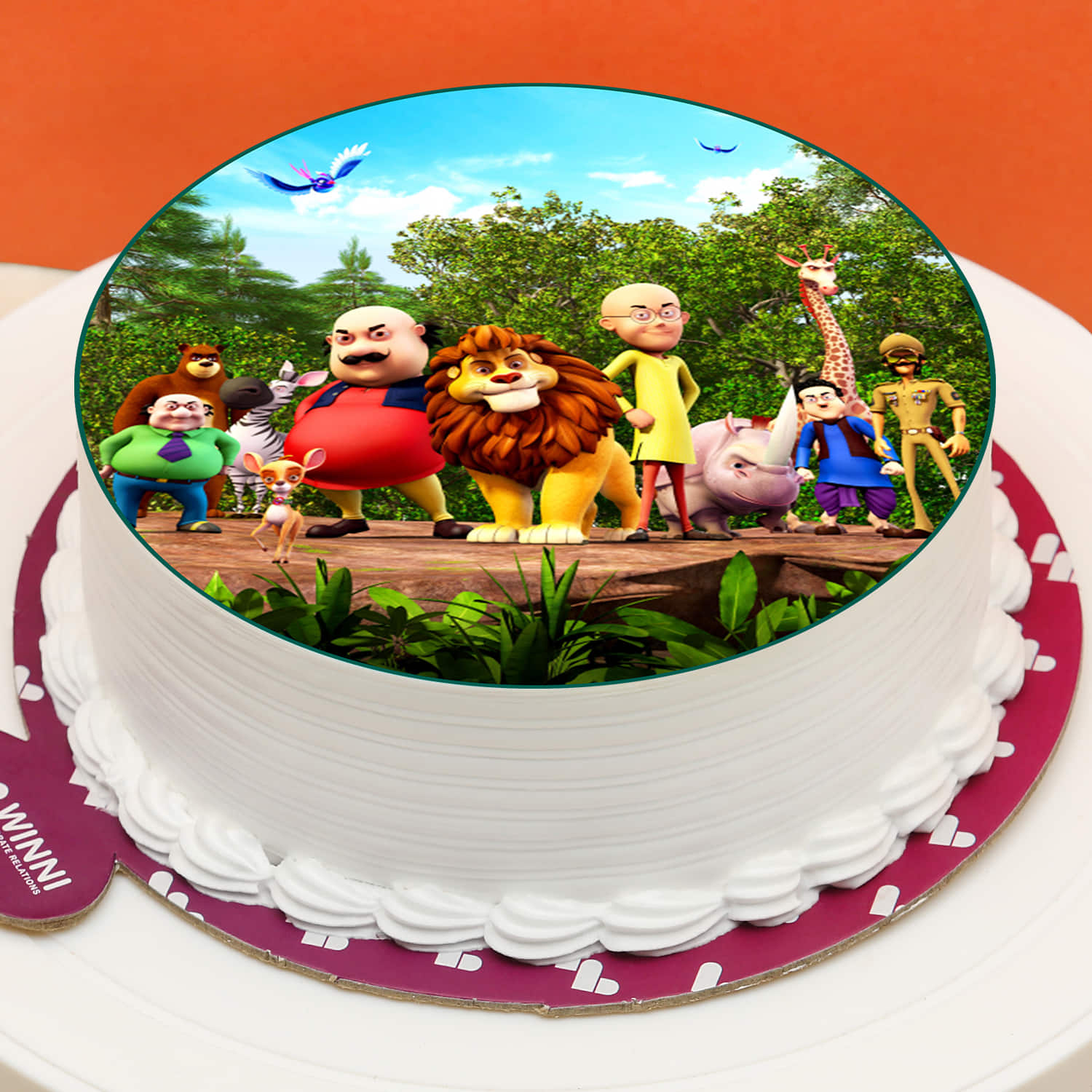 Motu Patlu Cake | Cake designs birthday, Cake, Cake decorating