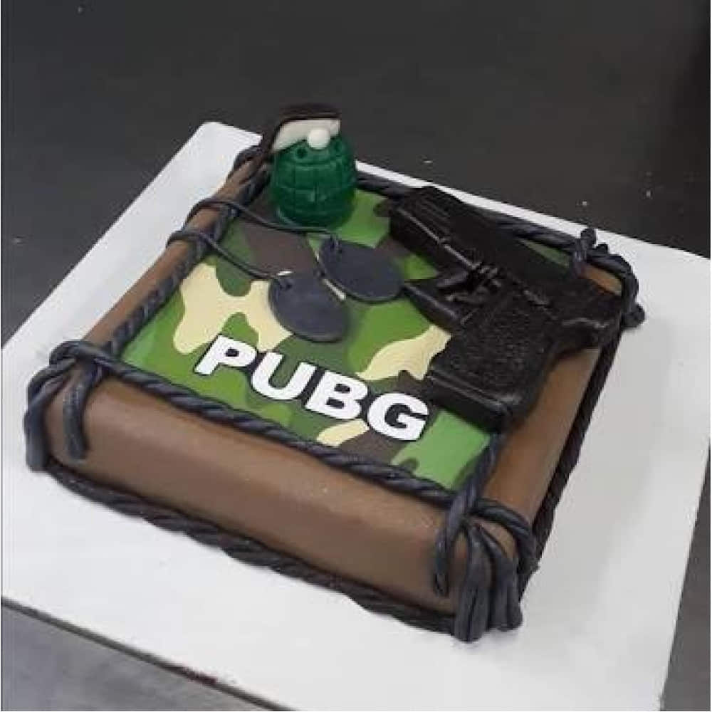 PUBG Themed Cake