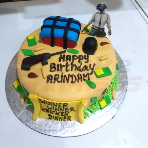 Buy Happy Birthday PUBG Cake