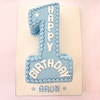 Buy Blue Theme Number Cake