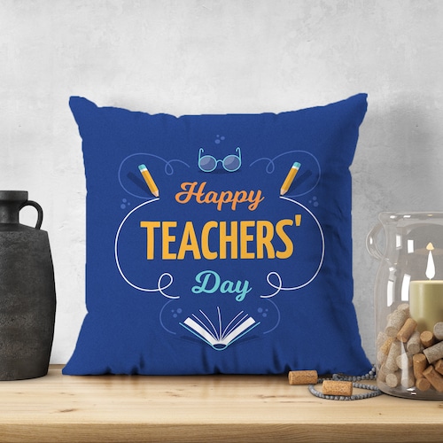 Buy Happy Teachers Day Cushion
