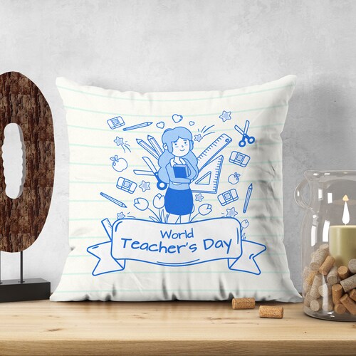 Buy World Teachers Day Cushion
