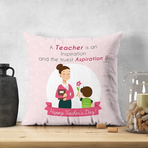 Buy Inspirational Teachers Day Cushion