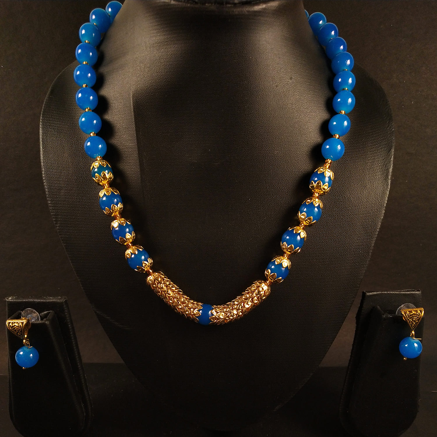 Blue Sapphire Small Bead (triple) – Amaltaas