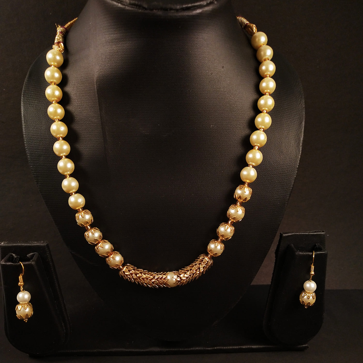 Buy Children's Girls Kids Faux Pearl Necklace Bracelet Earrings Jewelry  Wedding Party Set UK Online in India - Etsy