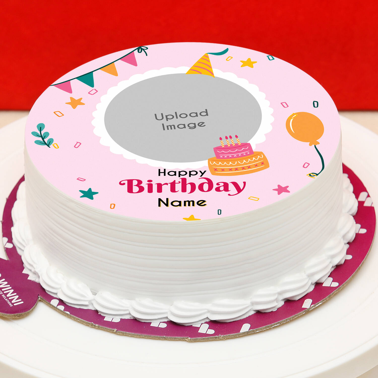 Online Cake Delivery | Romantic Pink Blush Strawberry Cake | Winni | Winni .in