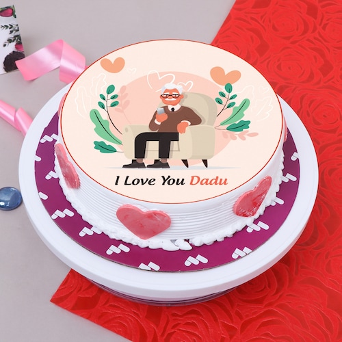 Buy Delectable Love You Dadu Cake