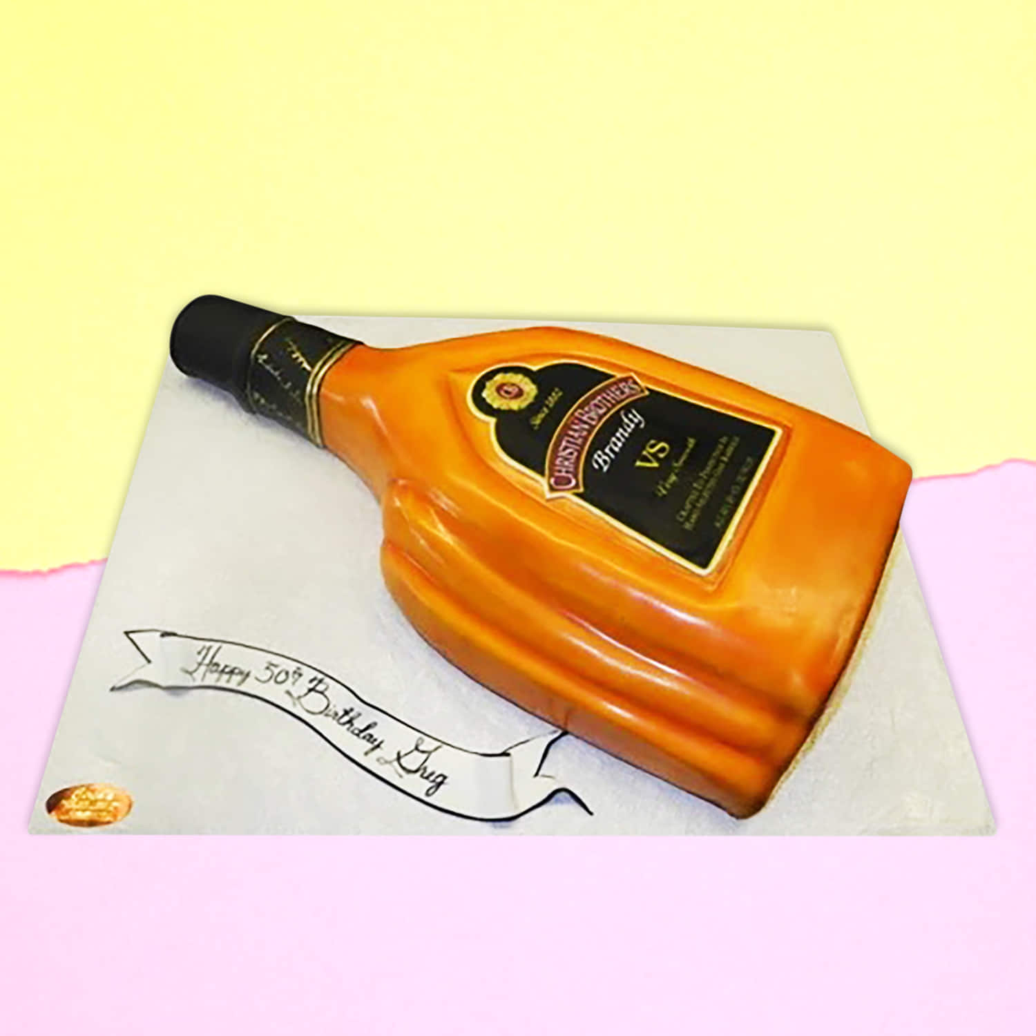 Whiskey Bottle Birthday Cake - CakeCentral.com