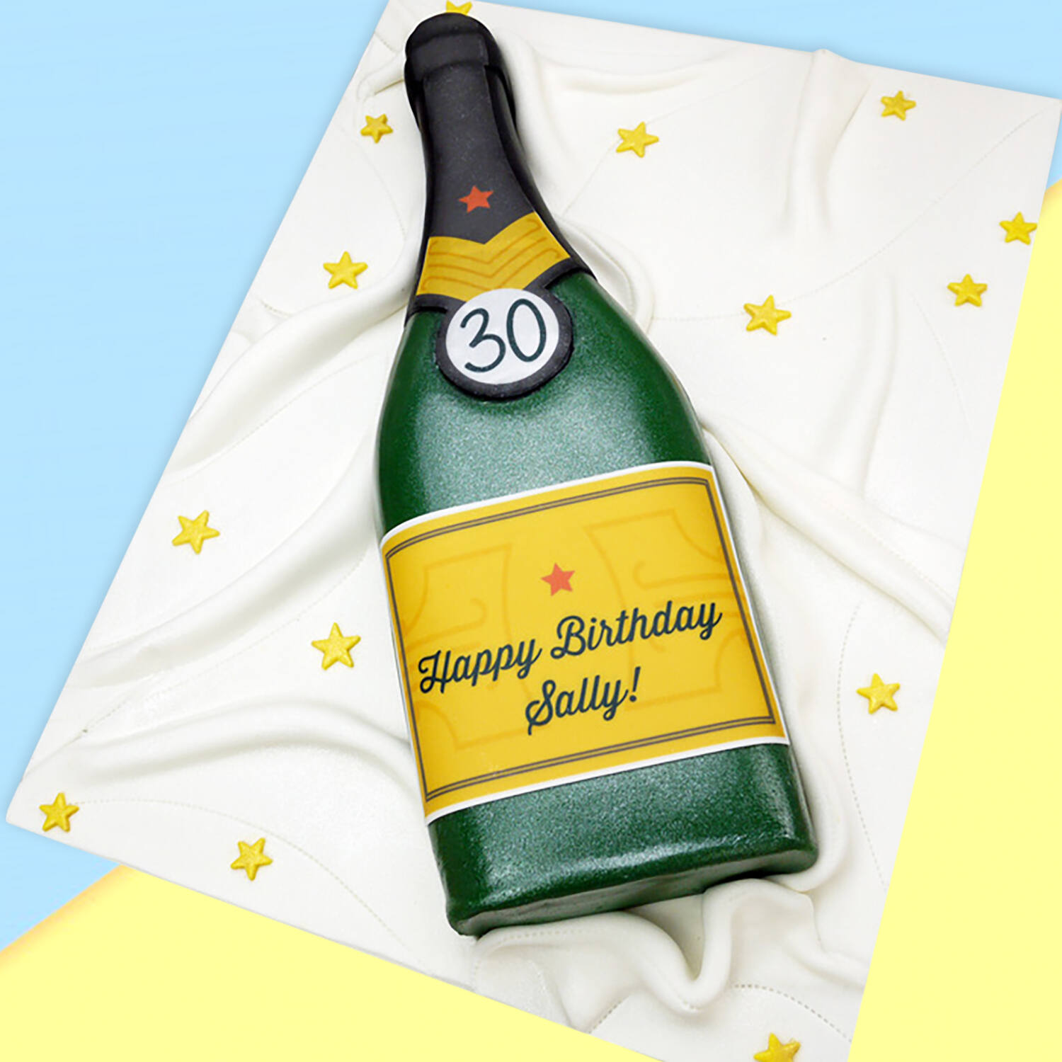 1 PCS Champagne Happy Birthday Cake Topper Assembled Glitter Cheers & |  NineLife - United Kingdom