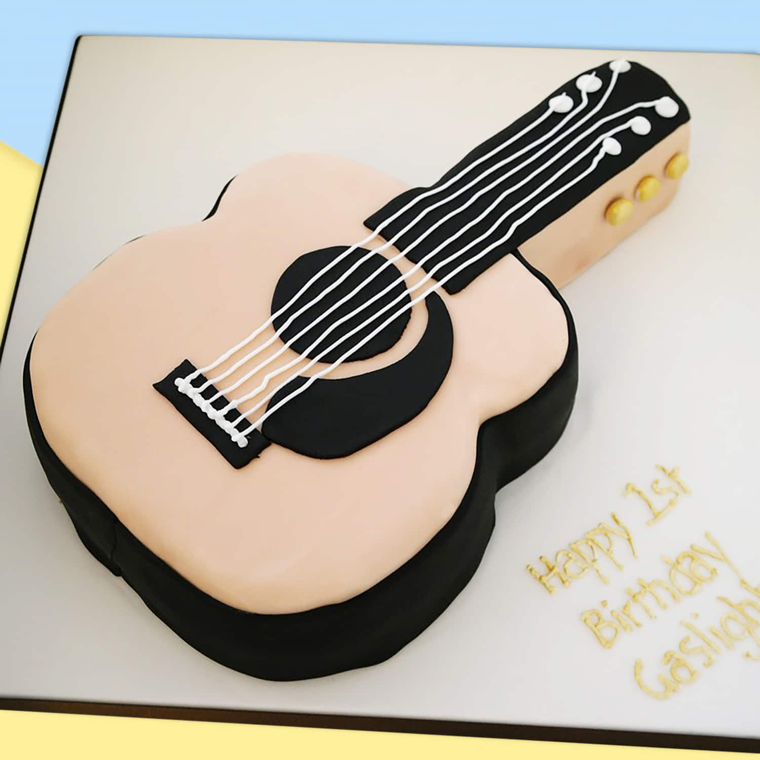 Guitar themed cake | Music cake – CAKE N CHILL DUBAI