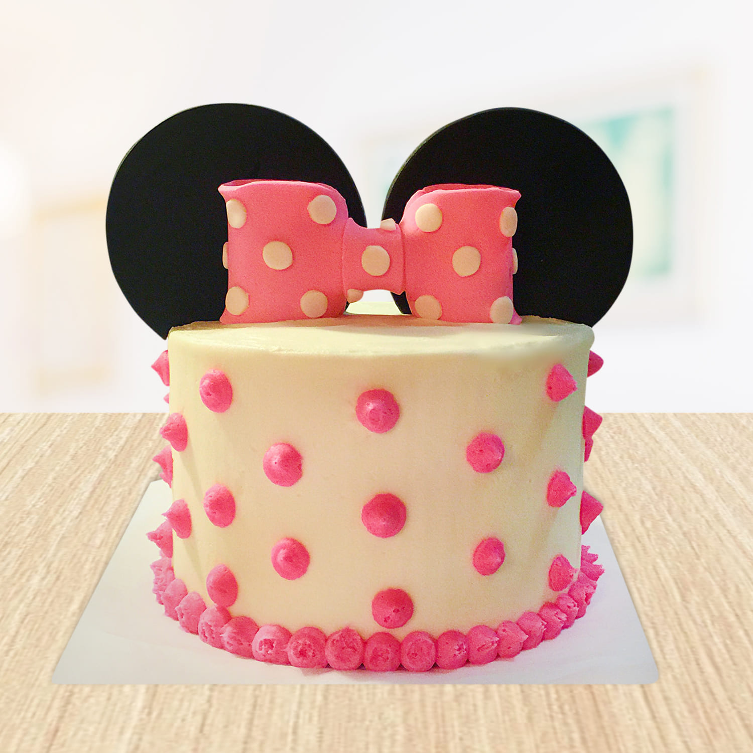 Minnie Mouse Pink Cake | Minnie Mouse Theme Cake | Minnie Cake – Liliyum  Patisserie & Cafe