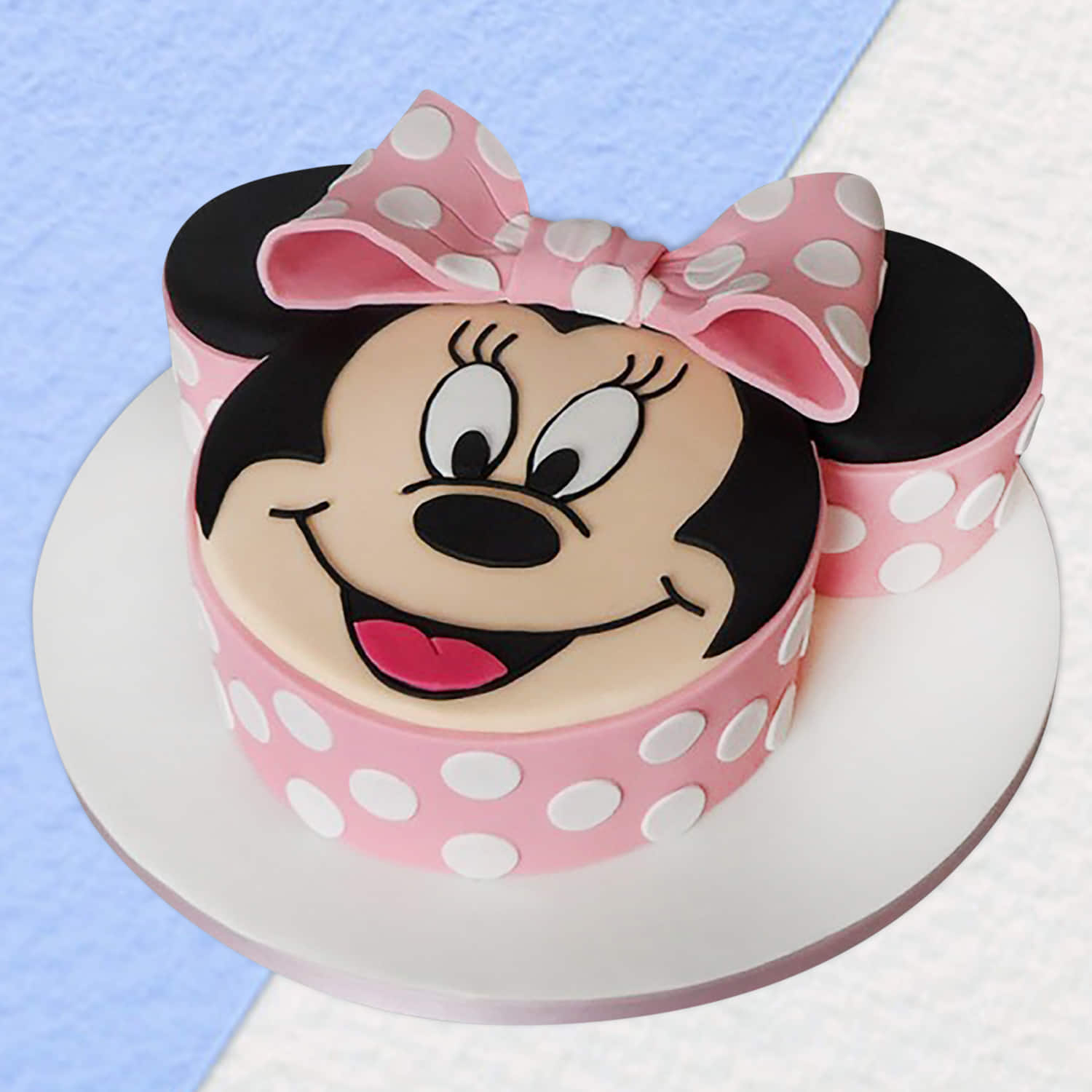 How to Make a Minnie Mouse Cake / Cake Decorating Tutorial Step by Step /  Fondant Rose Tutorial - YouTube
