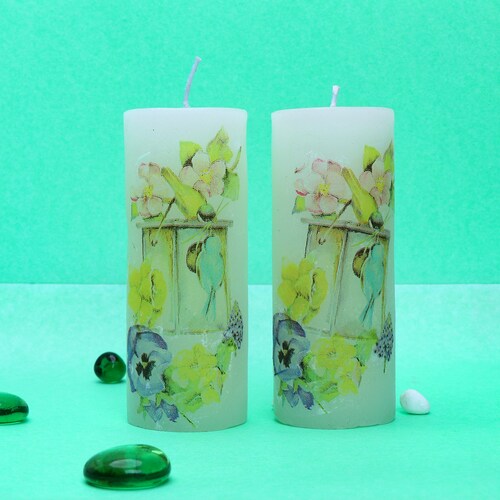Buy Candle Pair With touch of nature