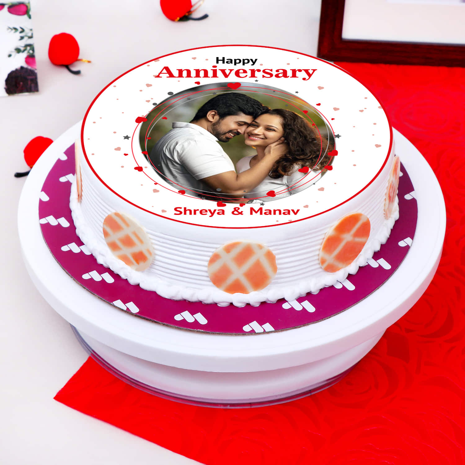 Silver Jubilee Anniversary Cake Delivery in Kerala, Order Cake for 25th  Anniversary in Kerala