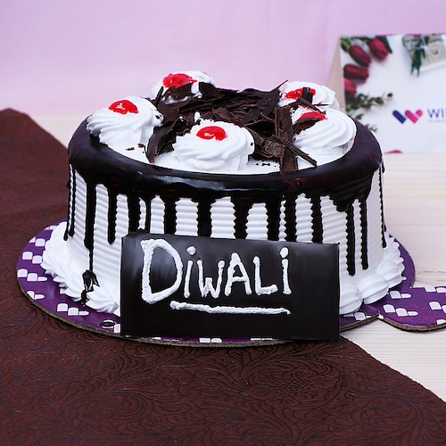 Buy Diwali Black Forest Paradise Cake