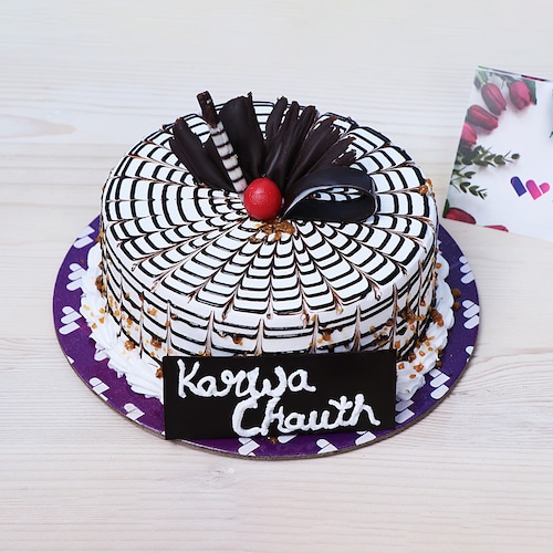 Buy Karwa Chauth Butterscotch Treat cake