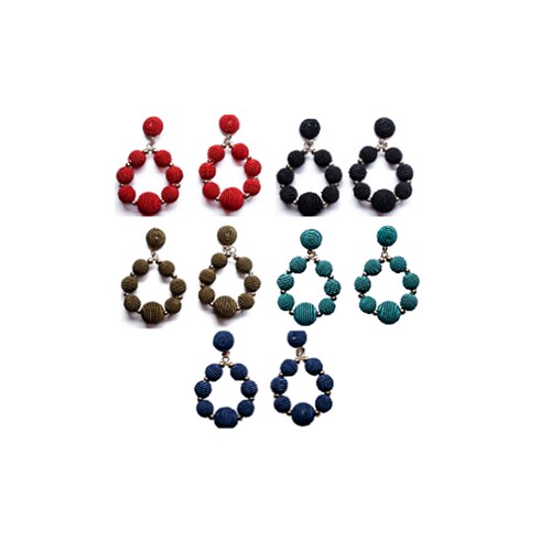 Buy Set of 5 MultiColor Earrings