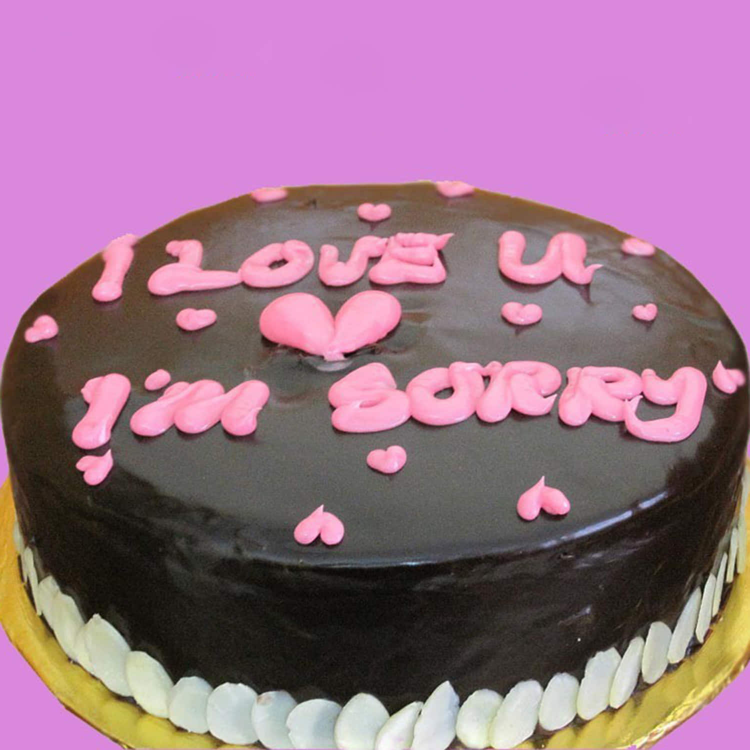 Fresh Sorry cake| Free Shipping in 3 Hrs.