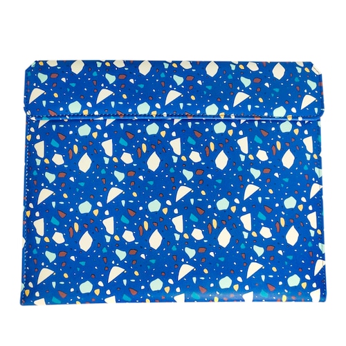 Buy Blue Printed Leather Notepad