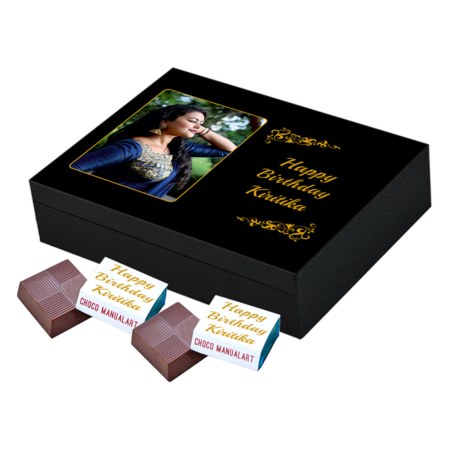 Happy Birthday Premium Chocolate Box - 12 Moulded Chocolates – Cookie Man  India