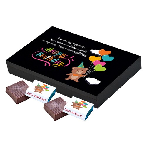 Buy Joyful Birthday Wishes Chocolate 12pcs Box
