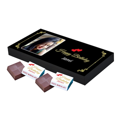 Buy Sweet Birthday Wishes Personalized Chocolate 18pcs Box