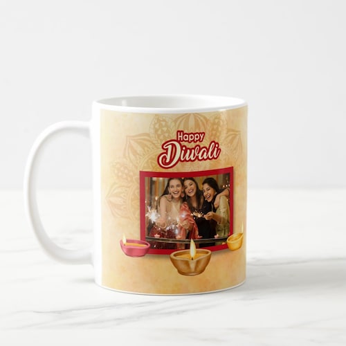 Buy Happy Diwali Couple Mug