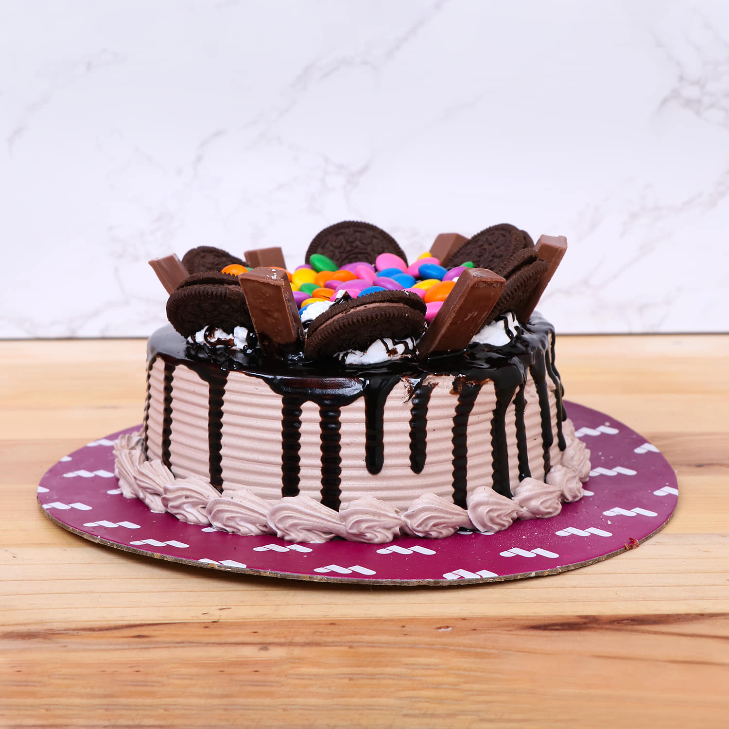 Buy Gems & KitKat Chocolate Truffle Cake-Gems & KitKat Chocolate Truffle  Cake