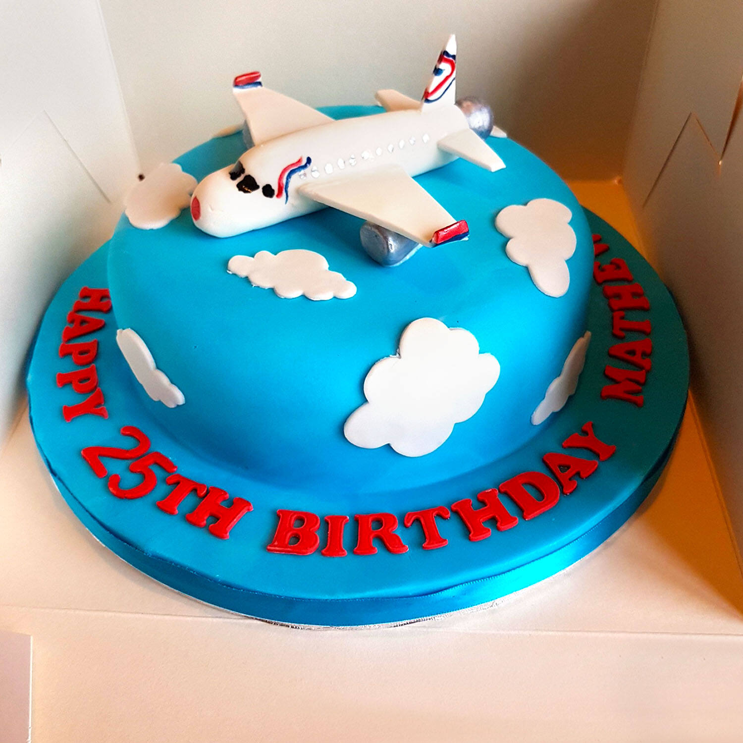 Airplane Birthday Cake - Decorated Cake by Shannon Bond - CakesDecor
