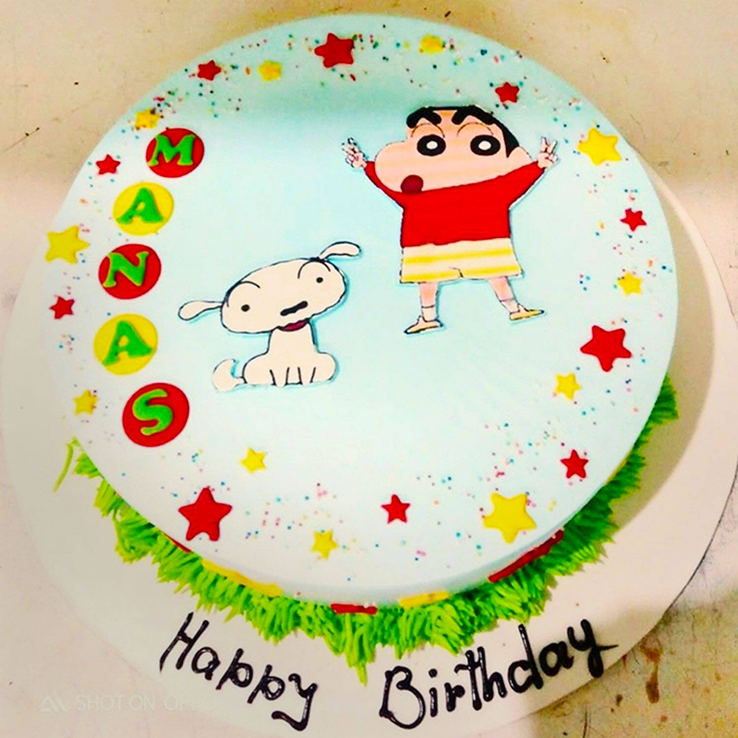 Bakewareind Shinchan cartoon Theme Cake topper,6pc