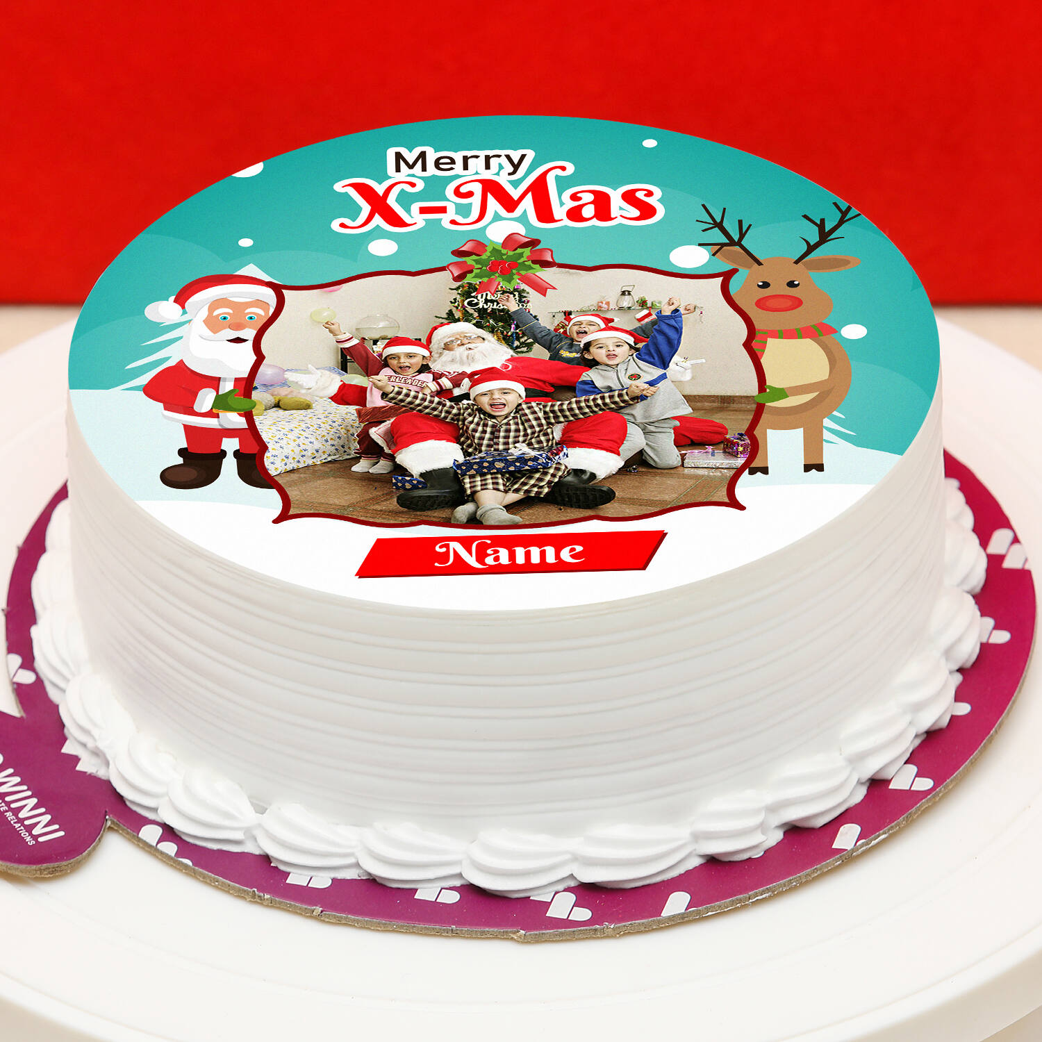 Merry Christmas Cakes @ OYC|Santa cakes and many more Christmas cakes online