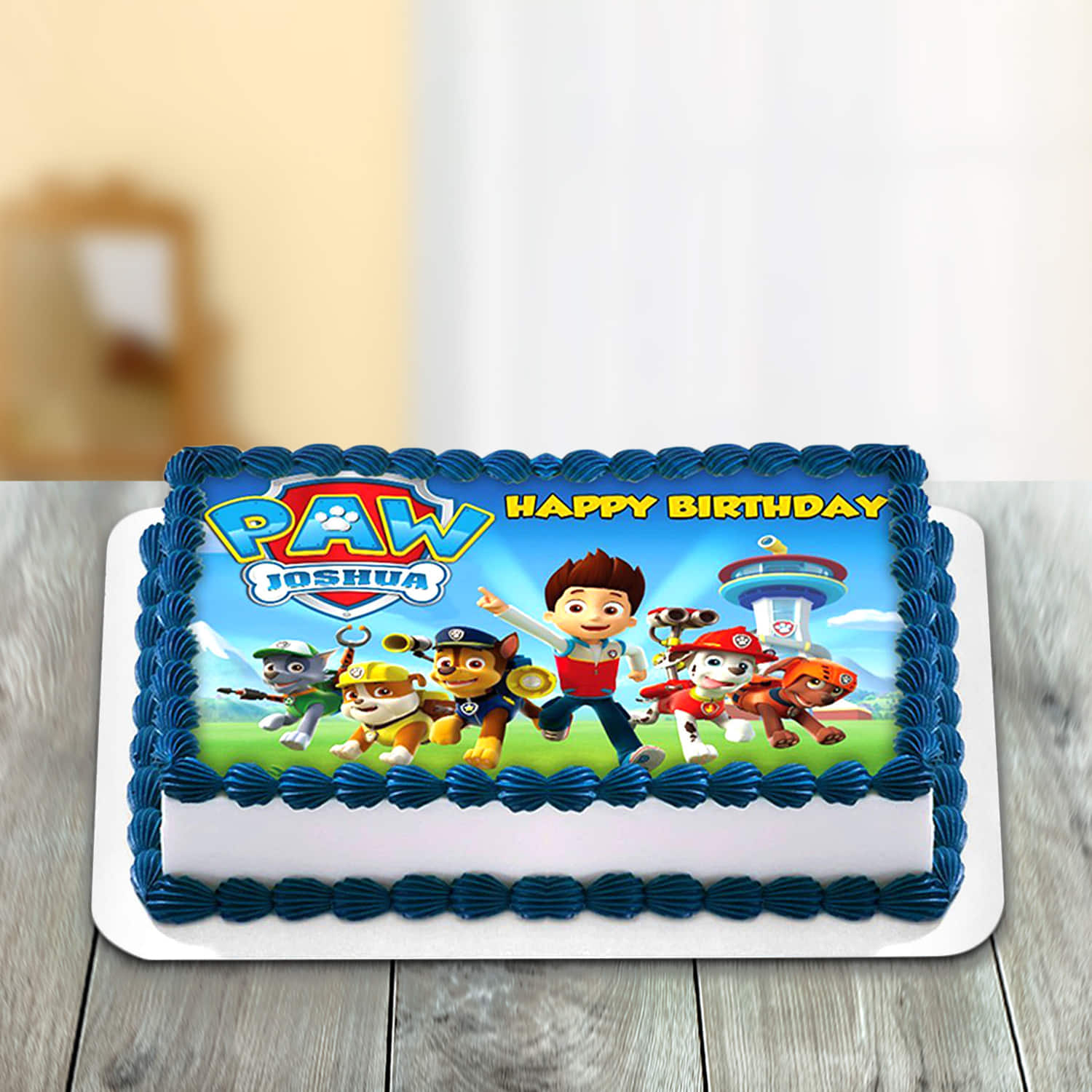 PAW PATROL Edible Party Cake topper image Decoration | eBay