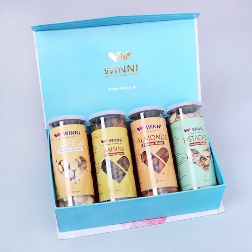 Buy 400Gm Dry fruits Almond Cashew Pistachio Raisin