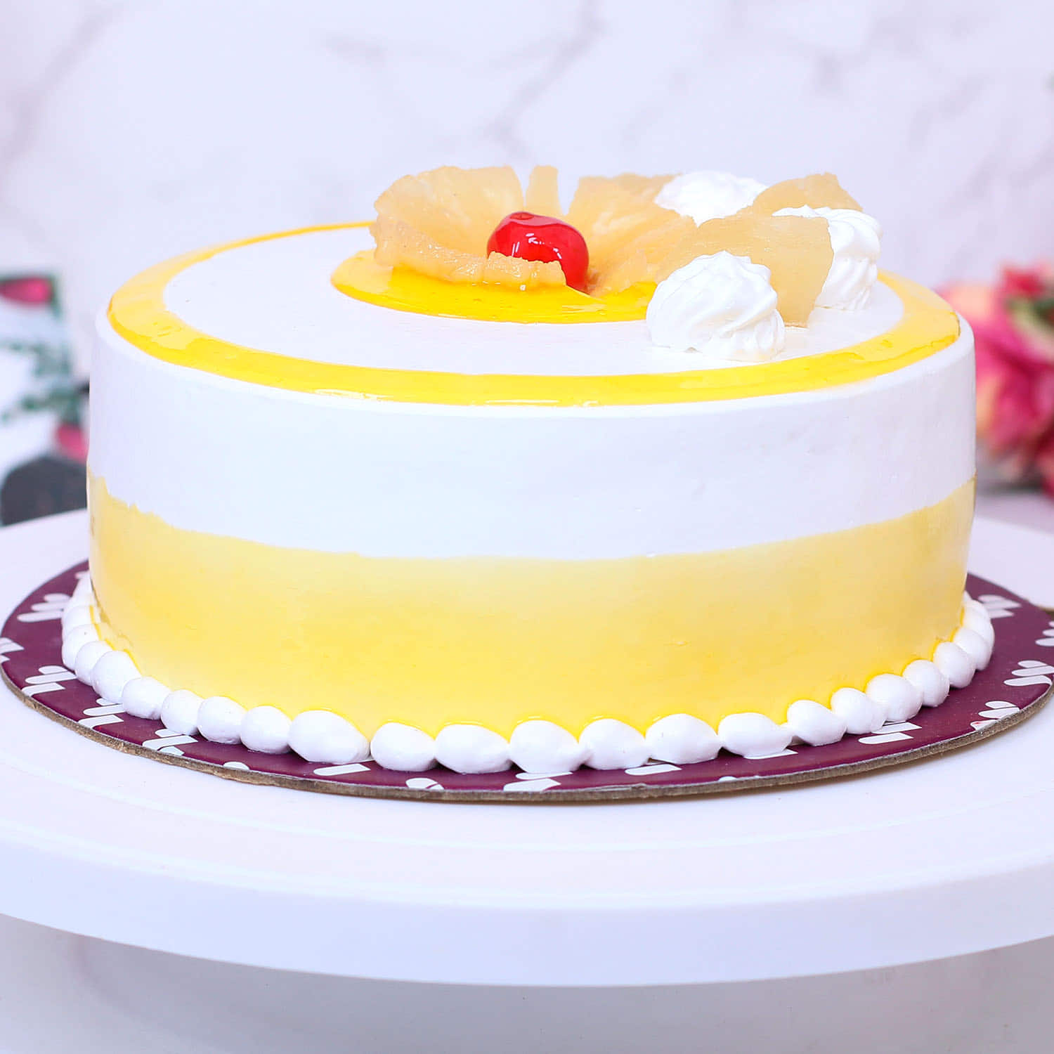 Disney Pineapple Dole Whip Cake - Cake by Courtney