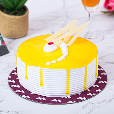 Send Mango Cake Online | Mango Cake Delivery by Winni