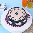 Clock Chocolate Cake