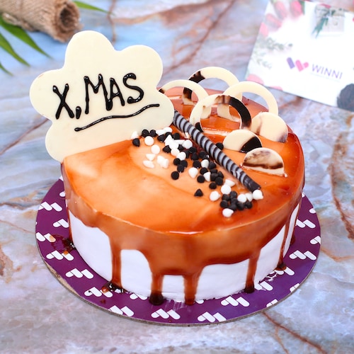 Buy Merry XMas Premium Butterscotch Cake