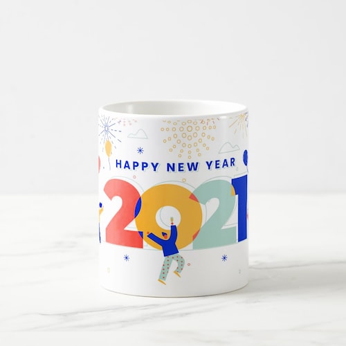 Buy Personalised Happy New Year Wishes Mug