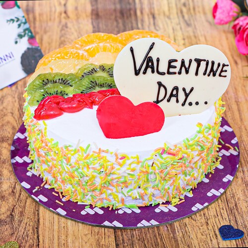 Buy Heavenly Fruit Cake For Valentine Day