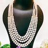 Buy Gray Color Multi Layered Beaded Necklace