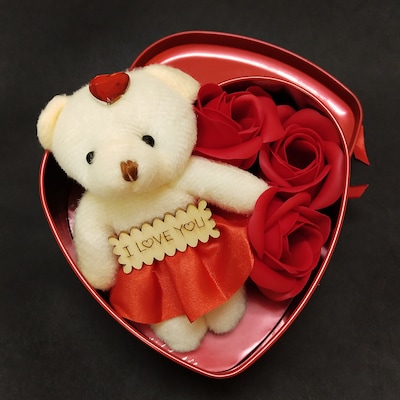 Teddy Bear With Paper Soap
